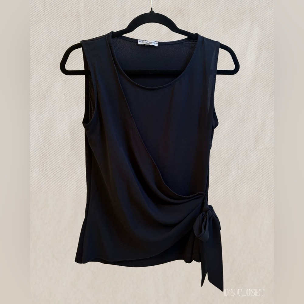 Elegant Navy Sleeveless Top